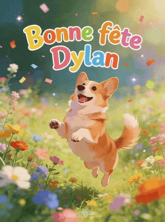 Bonne fête Dylan - Dylan gif bonne fete gratuit