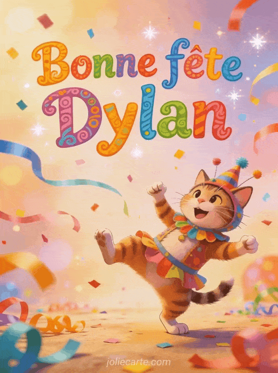 Bonne fête Dylan - Dylan gif bonne fete humour gratuit