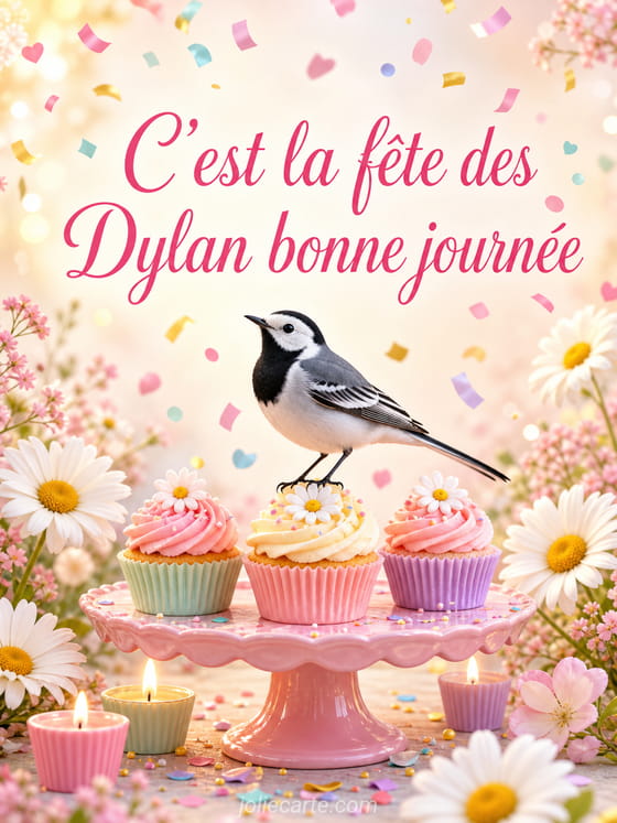 Carte bonne fête Dylan