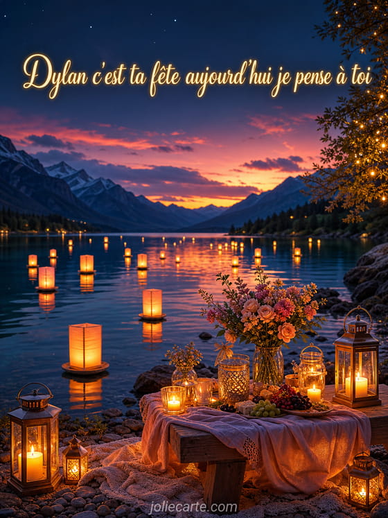 Carte bonne fête Dylan