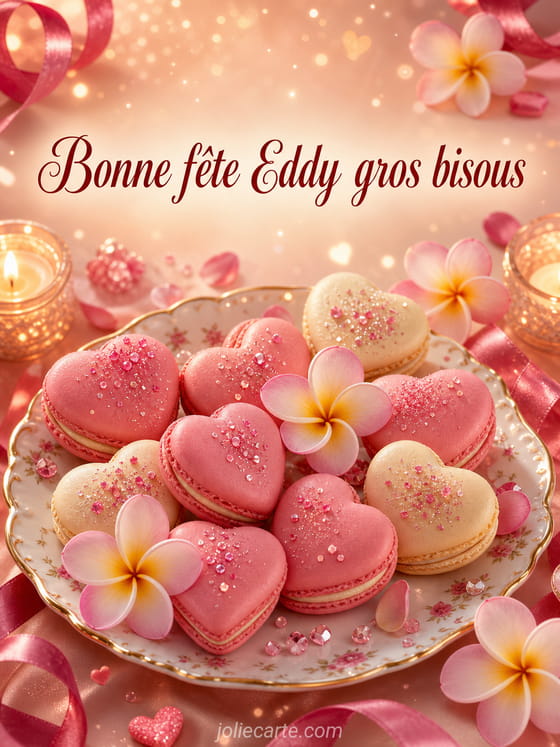 Carte bonne fête Eddy