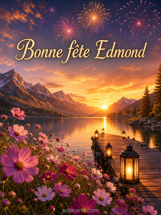Carte bonne fête Edmond