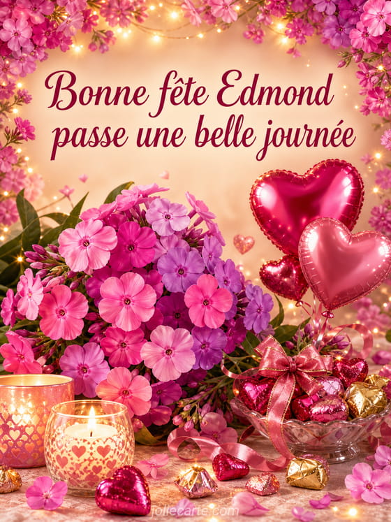 Carte bonne fête Edmond