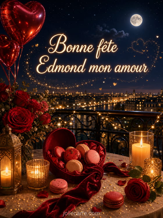 Carte bonne fête Edmond