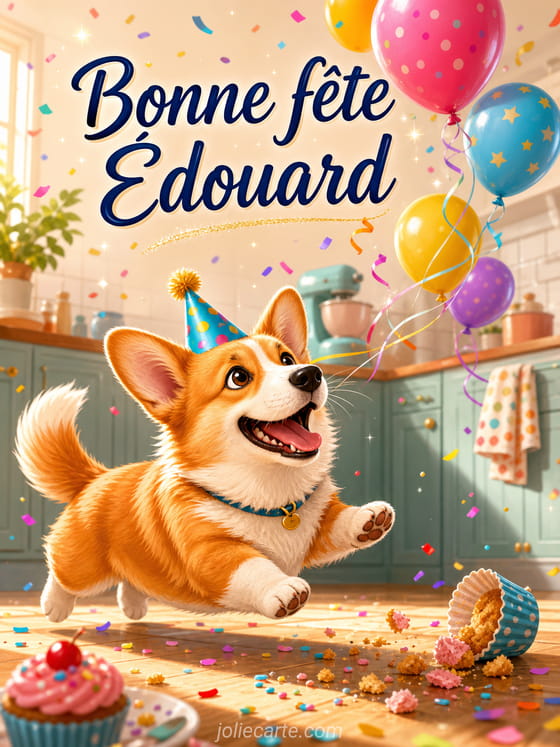 Carte bonne fĂȘte Ădouard