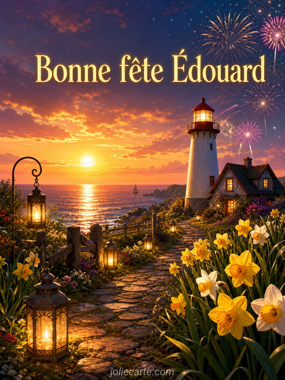 Carte bonne fĂȘte Ădouard