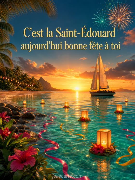 Carte bonne fĂȘte Ădouard