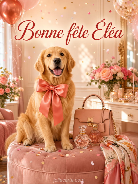 Carte bonne fĂȘte ĂlĂ©a