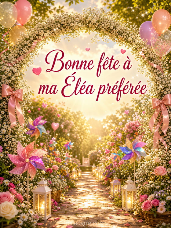 Carte bonne fĂȘte ĂlĂ©a