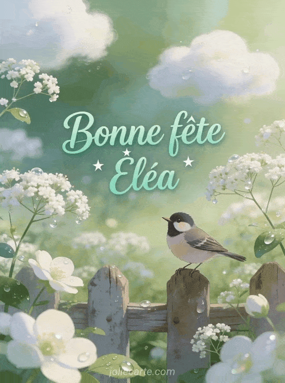 Bonne fête Éléa - Fetes elea