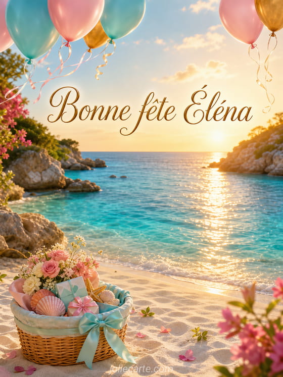 Carte bonne fĂȘte ĂlĂ©na