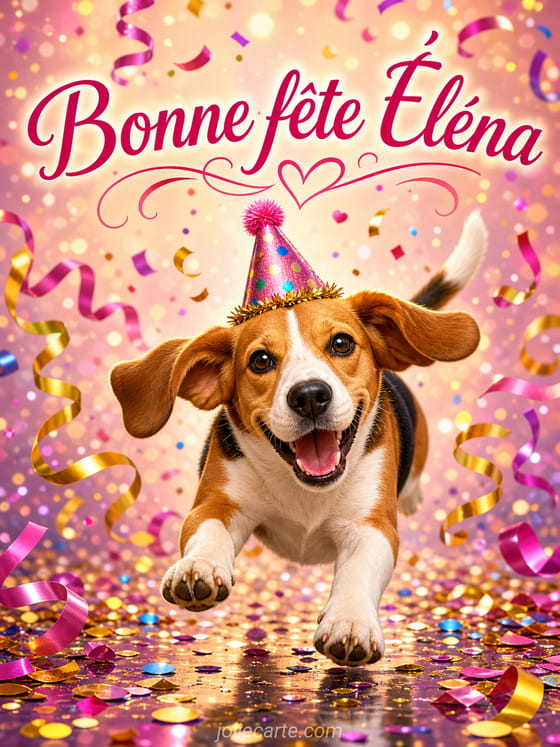 Carte bonne fĂȘte ĂlĂ©na