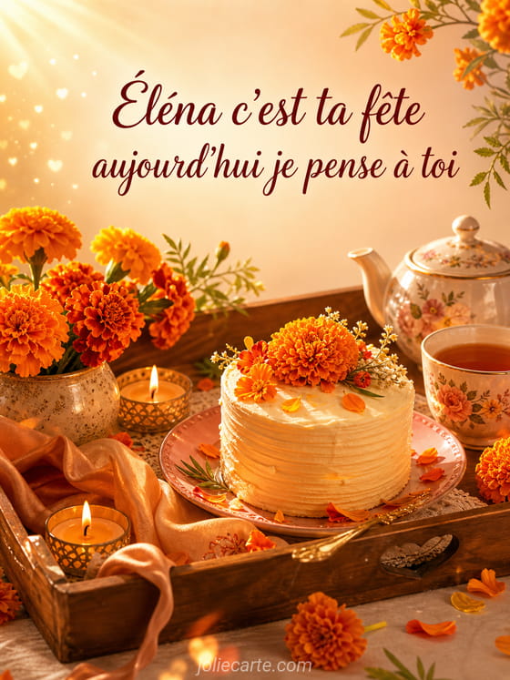 Carte bonne fĂȘte ĂlĂ©na