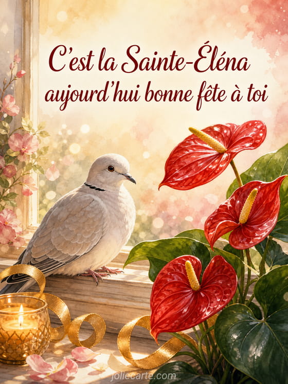 Carte bonne fĂȘte ĂlĂ©na