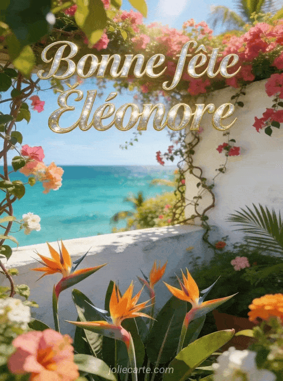 Bonne fête Éléonore - Carte bonne fete eleonore