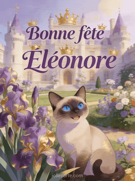 Bonne fête Éléonore - Bonne fete eleonore gif anime