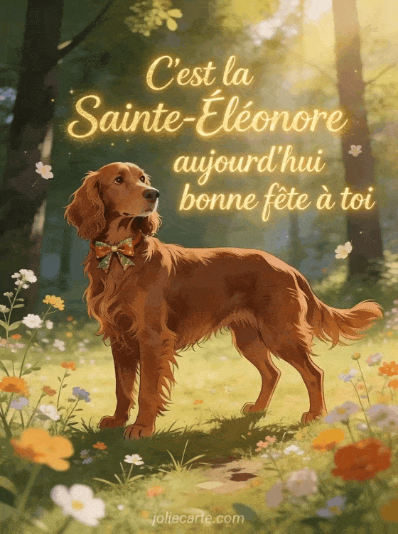 Bonne fête Éléonore - Bonne fete eleonore chien