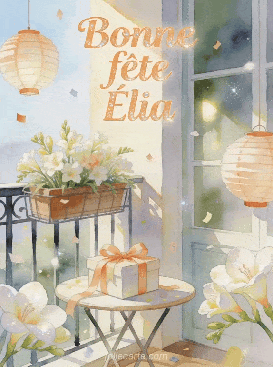 Bonne fête Élia - Bonne fete elia fleurs