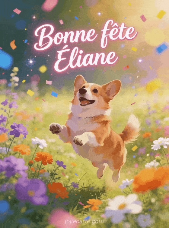 Bonne fête Eliane - Eliane gif bonne fete gratuit