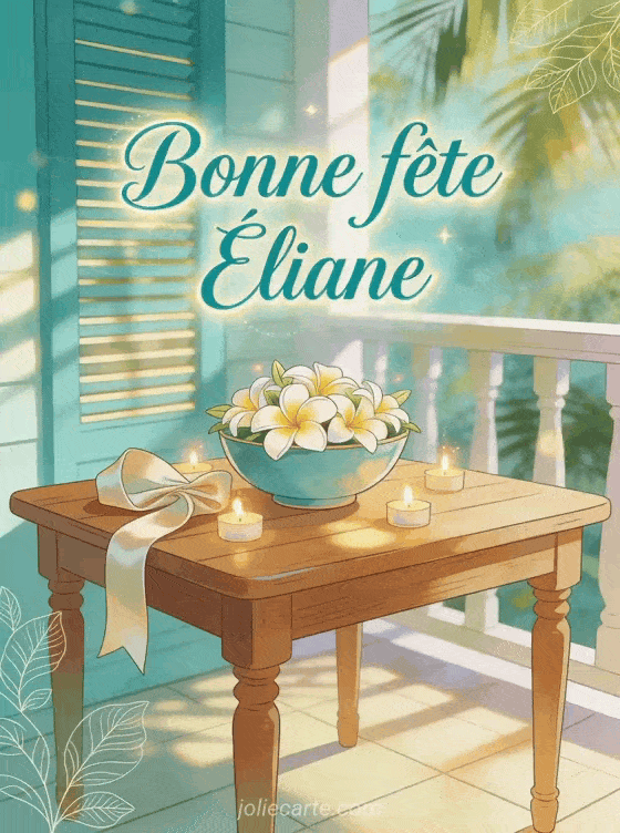 Bonne fête Éliane - Carte bonne fete eliane gratuite