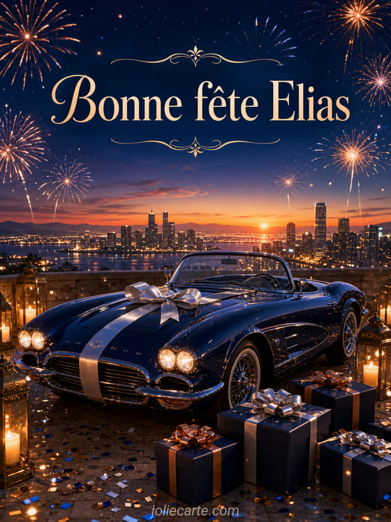 Carte bonne fĂȘte Elias