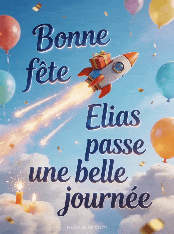 Bonne fête Elias - Bonne fete elias gif anime