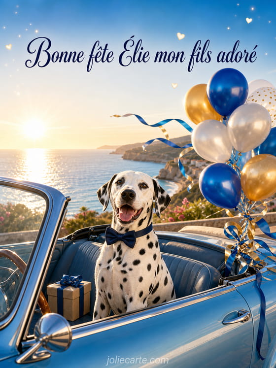 Carte bonne fĂȘte Ălie