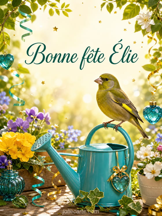 Carte bonne fĂȘte Ălie