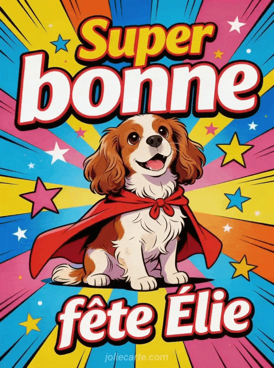 Bonne fête Élie - Elie gif bonne fete gratuit
