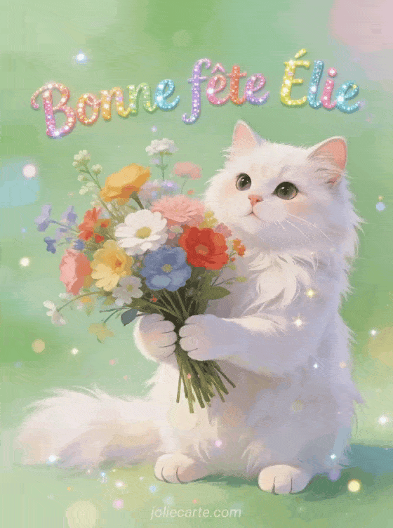 Bonne fête Élie - Elie gif bonne fete