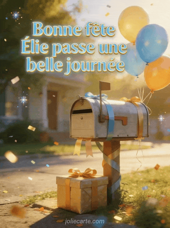 Bonne fête Élie - Bonne fete elie souhaiter