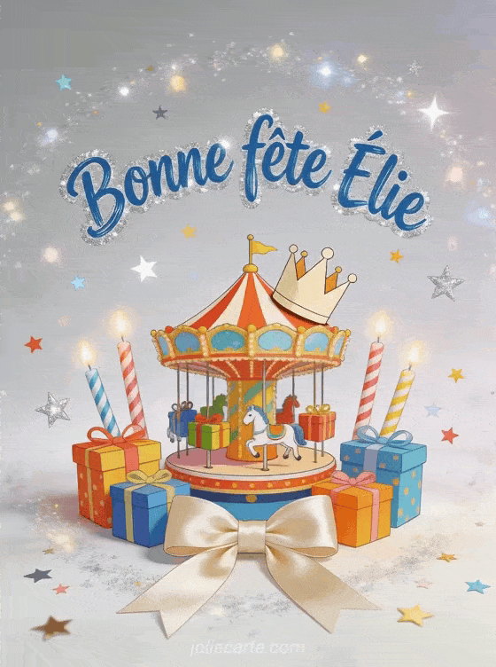 Bonne fête Élie - Carte bonne fete elie gratuite