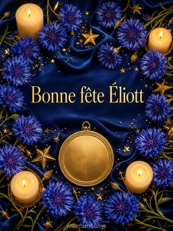 Carte bonne fête Éliott