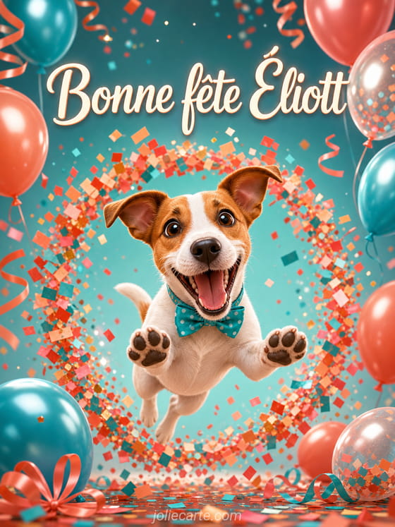 Carte bonne fête Éliott