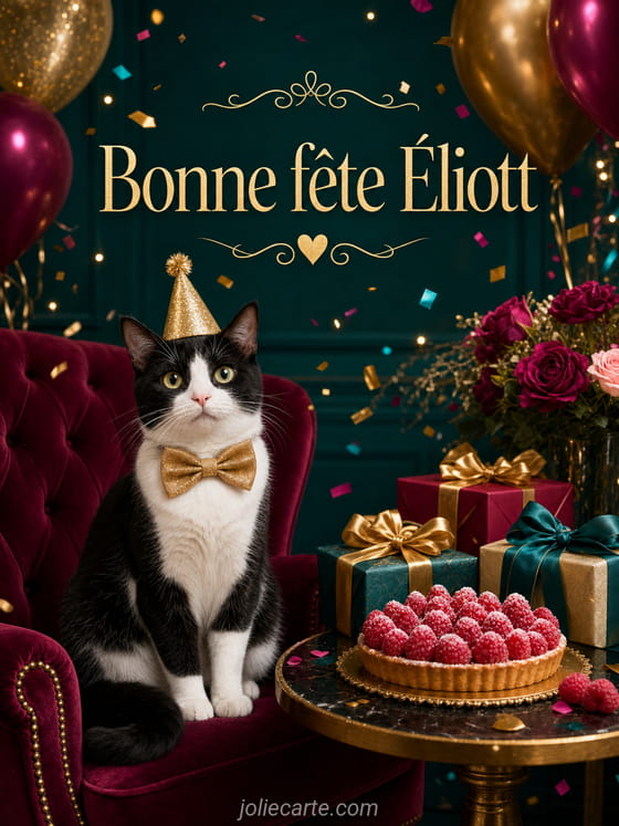Carte bonne fête Éliott