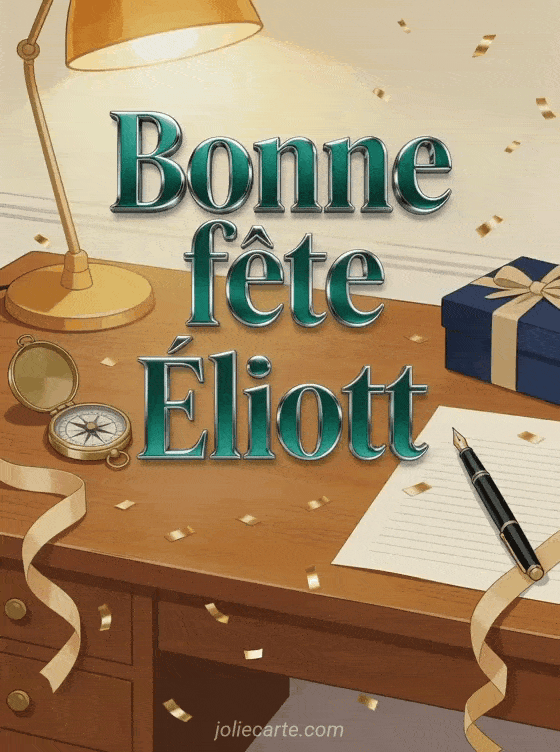 Bonne fête Éliott - Bonne fete eliott homme