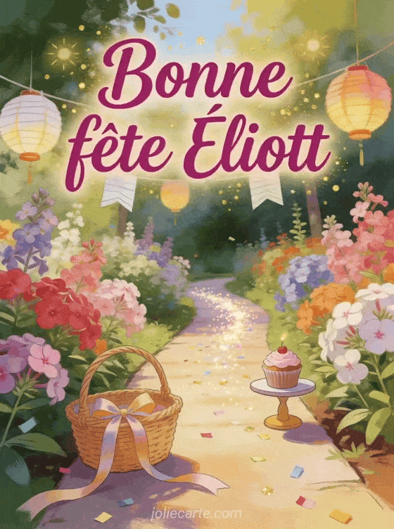 Bonne fête Éliott - Bonne fete eliott fleurs