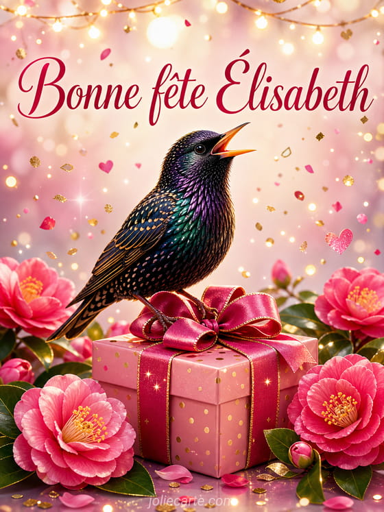Carte bonne fête Élisabeth