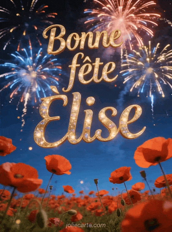 Bonne fête Elise - Elise bonne fete image