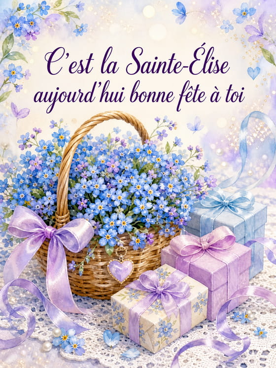 Carte bonne fĂȘte Ălise