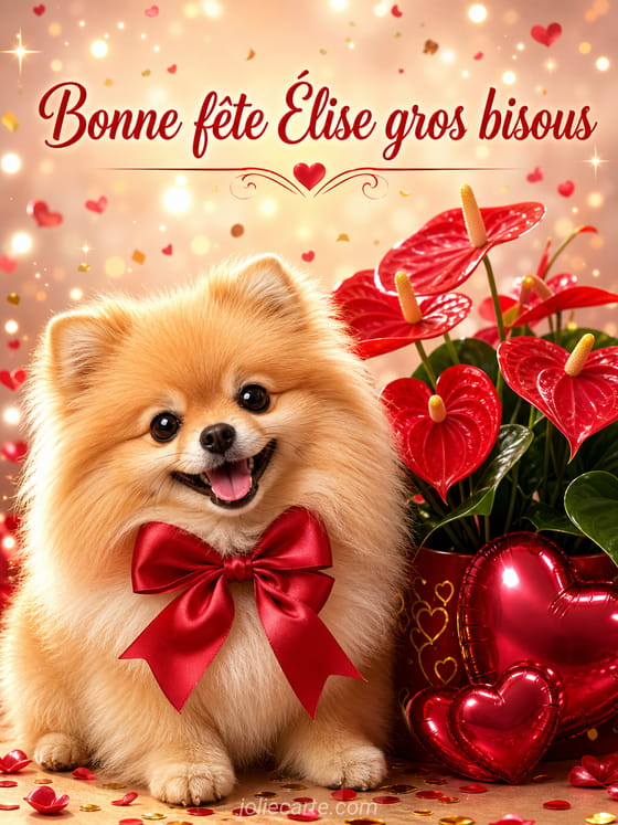 Carte bonne fĂȘte Ălise
