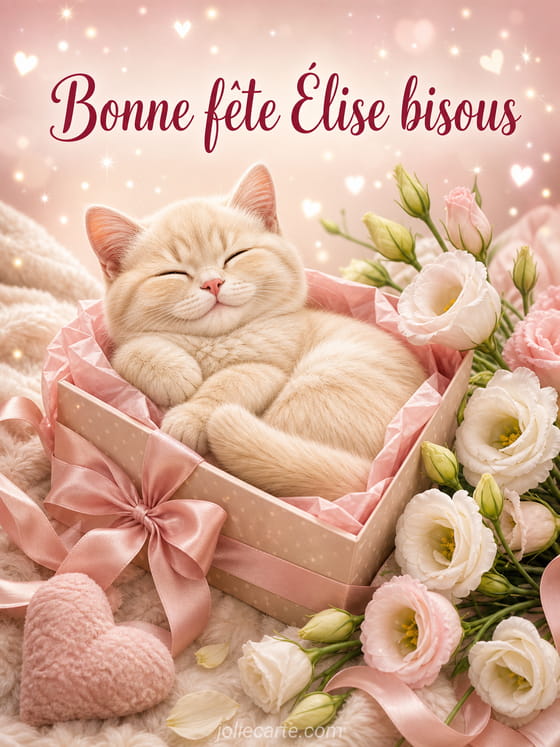 Carte bonne fĂȘte Ălise