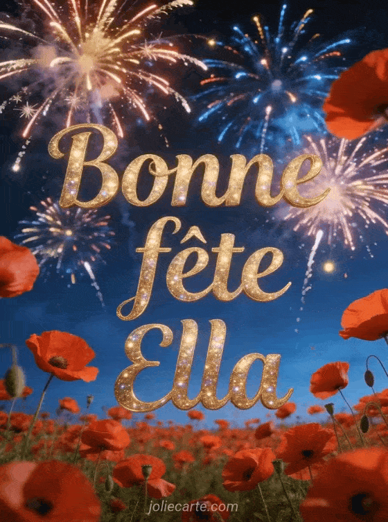 Bonne fête Ella - Bonne fete ella gratuit