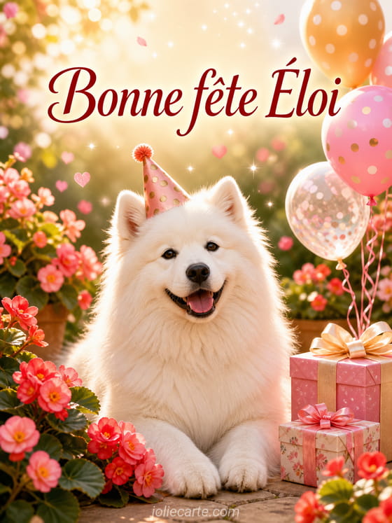 Carte bonne fête Éloi