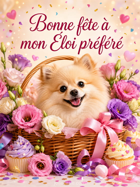 Carte bonne fête Éloi
