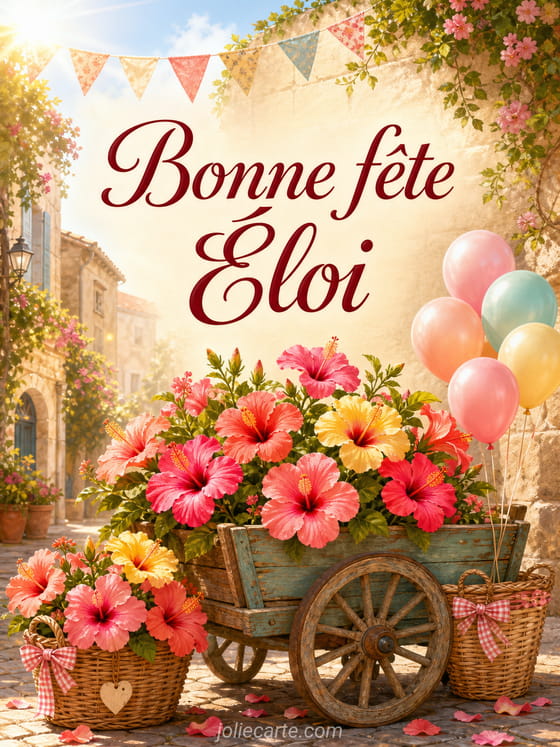Carte bonne fête Éloi
