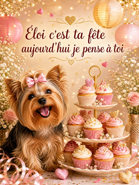 Carte bonne fête Éloi