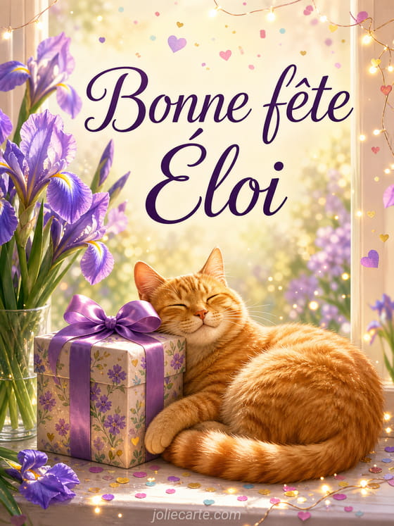 Carte bonne fête Éloi