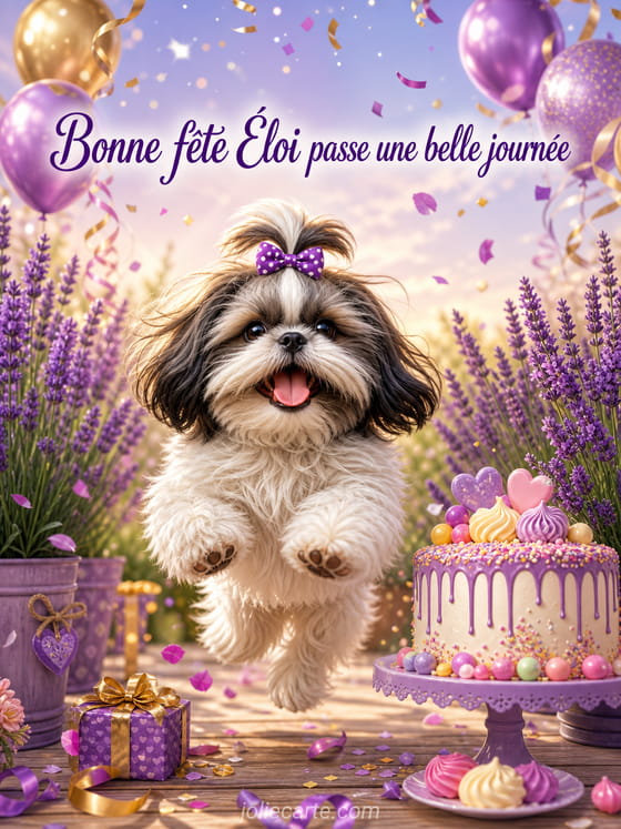 Carte bonne fête Éloi