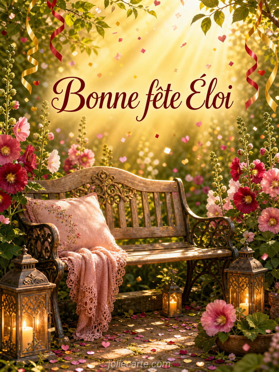 Carte bonne fête Éloi